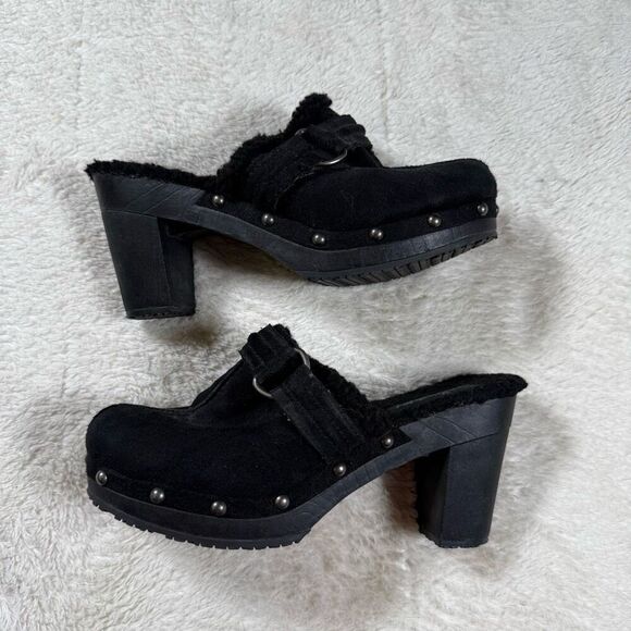 Vintage Y2K Unionbay Women’s Fur Lined Mule Clogs - Picture 1 of 5